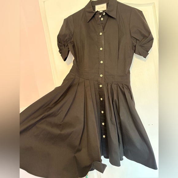 Alexis April Black Button-Up Dress - Picture 5 of 7